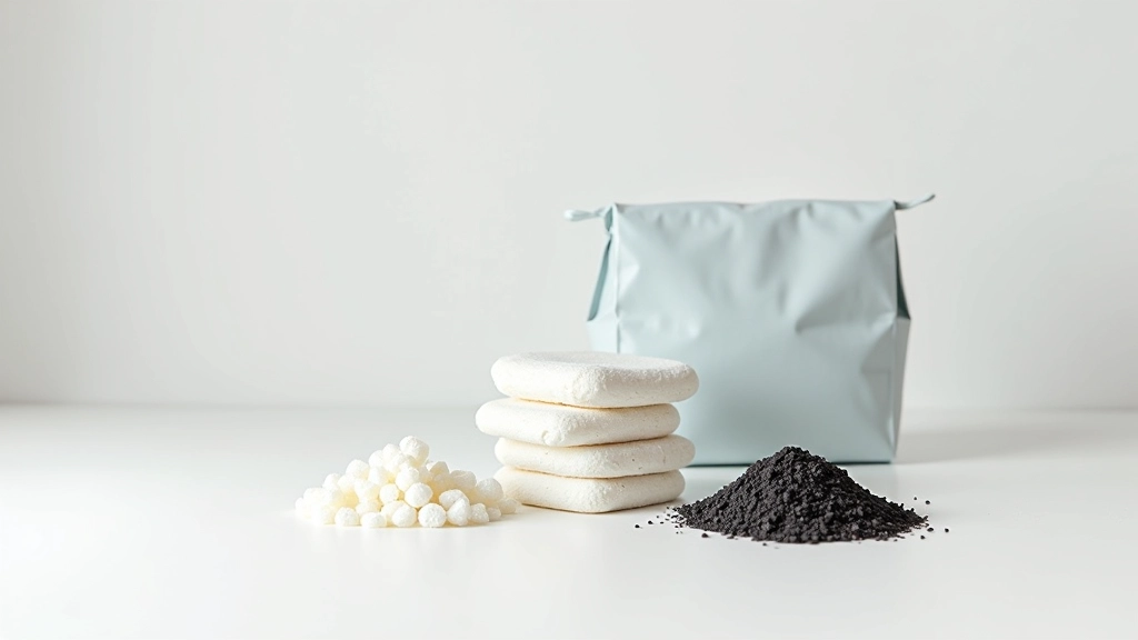 Silica gel packets and moisture control products placed in storage containers to prevent dampness and odors
